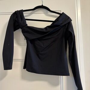 Abercrombie Asymmetrical Top Black